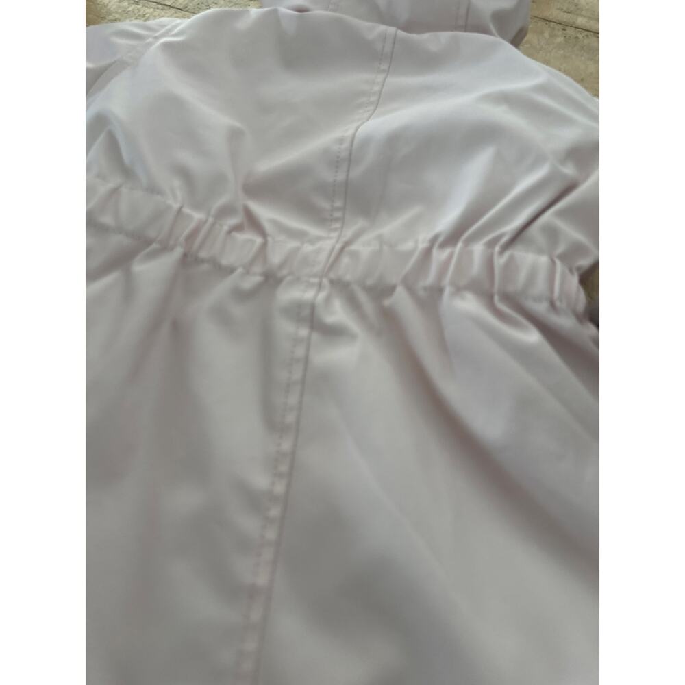 C&C California Black and Cream Patterned Fleece lined rain coat Sz 18M - Picture 5 of 5